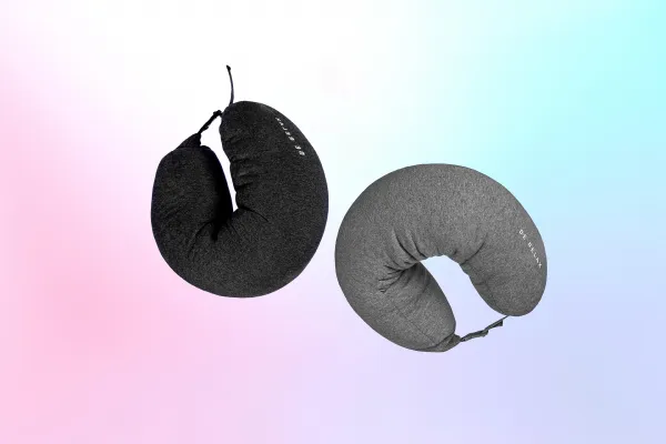 Be relax 3in1 Flexi rest cestovný vankúš z mikrogranúl Farba: Sivá
