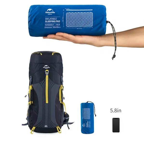 Naturehike Nafukovacia karimatka FC-11 (200x120cm) 1200g Farba: Modrá
