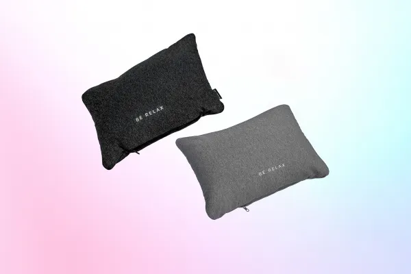 Be relax 3in1 Flexi rest cestovný vankúš z mikrogranúl Farba: Sivá