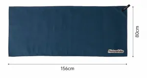 Naturehike Antibakteriálny rýchloschnúci uterák (Veľký) 156x80cm Farba: Tmavo modrá