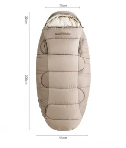 Naturehike PS400 - oválny spací vak 1700g Farba: Sivá
