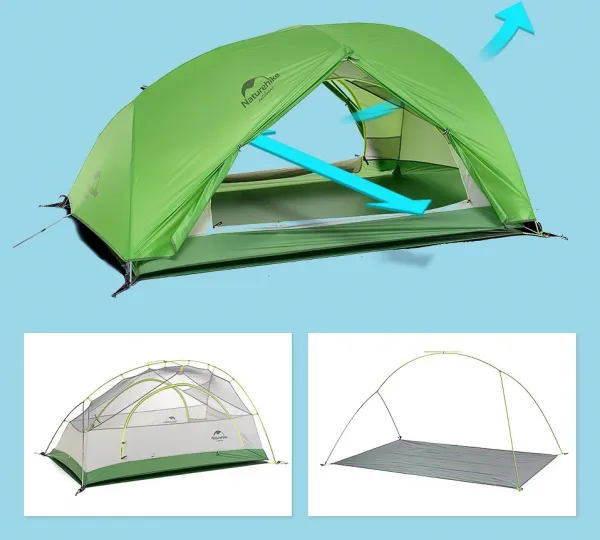 Naturehike Star River 2 20D 2200g - stan pre 2 osoby