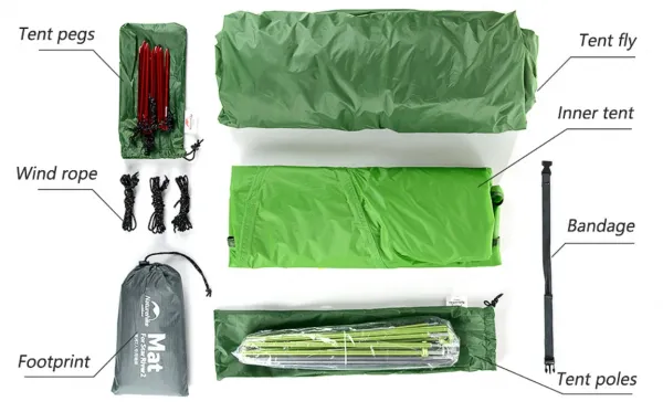 Naturehike Star River 2 20D 2200g - stan pre 2 osoby