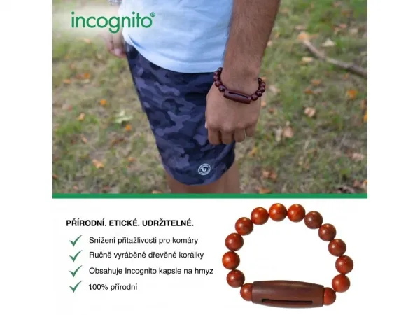Incognito Repelentný náramok proti hmyzu Veľkosť: S