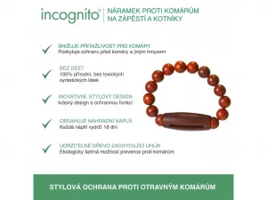 Incognito Repelentný náramok proti hmyzu Veľkosť: S