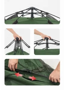Naturehike Rýchlostaviteľný automatický stan pre 3 osoby 3600g