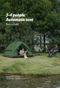 Naturehike Rýchlostaviteľný automatický stan pre 3 osoby 3600g