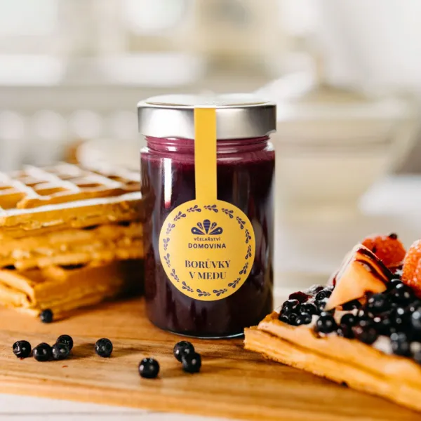 Včelařství Domovina Med s čučoriedkami Obsah: 75g
