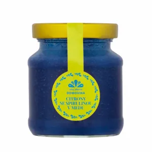 Včelařství Domovina Med s citrónmi a spirulinou Obsah: 75g