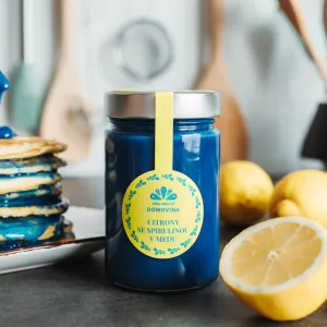 Včelařství Domovina Med s citrónmi a spirulinou Obsah: 75g