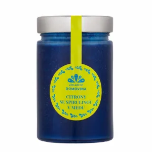 Včelařství Domovina Med s citrónmi a spirulinou Obsah: 75g