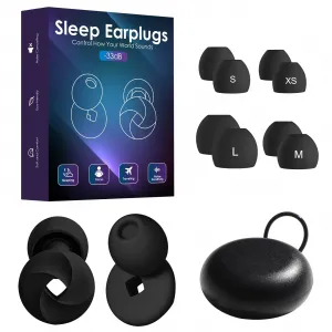 Sleep Earplugs štuple do uší s usadzovacím krúžkom Farba: Biela