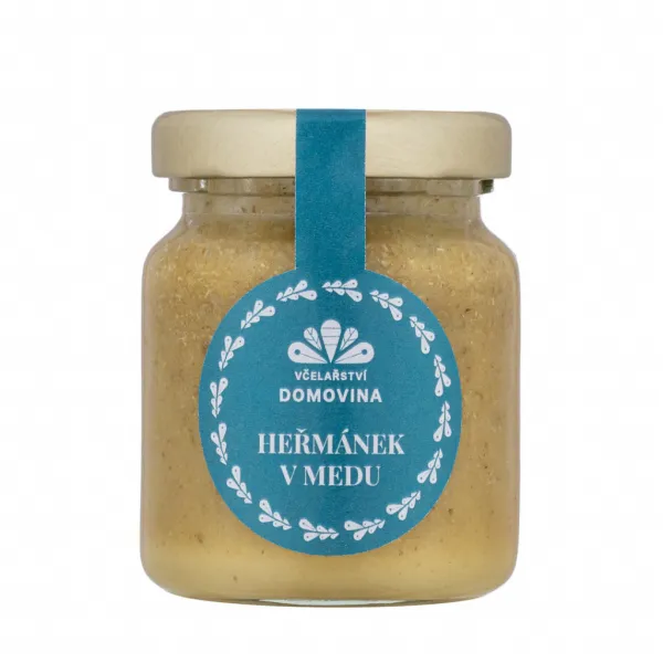 Včelařství Domovina Med s harmančekom Obsah: 170g