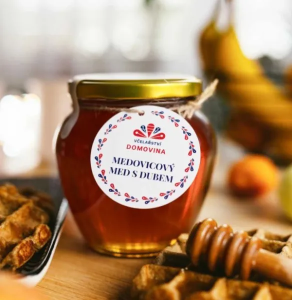 Včelařství Domovina Medovicový med s dubom 750 g