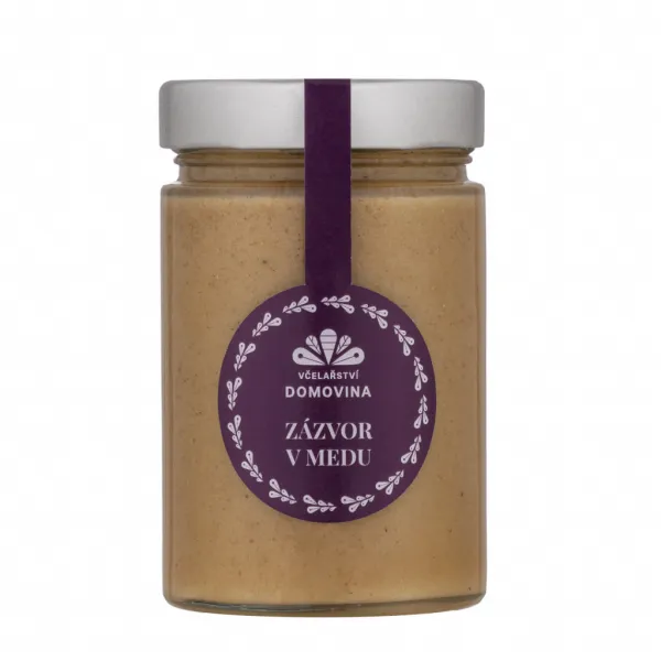 Včelařství Domovina Med so zázvorom Obsah: 75g