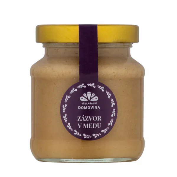 Včelařství Domovina Med so zázvorom Obsah: 75g