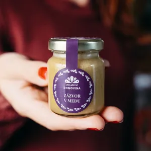 Včelařství Domovina Med so zázvorom Obsah: 75g