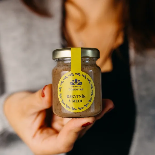 Včelařství Domovina Med s rakytníkom 75 g