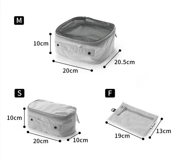 Naturehike Cestovný organizér ModBox Farba: Sivá, Veľkosť: M