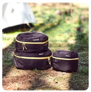 Naturehike Sada 3 cestovných organizérov CloudPouch 154 g Farba: Sivá