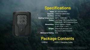 NITECORE EMR40 outdoorový elektronický repelent