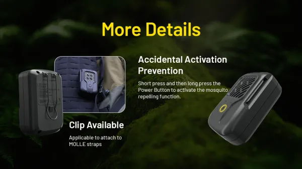 NITECORE EMR40 outdoorový elektronický repelent