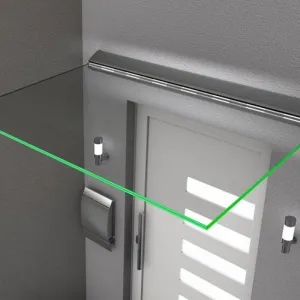 Vchodová strieška GUTTAVORDACH LED 160 x 100 cm strieborná / číra GU7410003