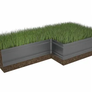Amispol Skrytý záhradný obrubník, 12,5 x 2500 cm