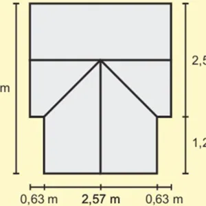Skleník SIRIUS číre sklo 3 mm Dekorhome Černá