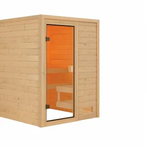 Interiérová finská sauna 145 x 145 cm Dekorhome