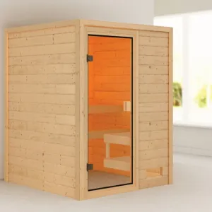 Interiérová finská sauna 145 x 145 cm Dekorhome