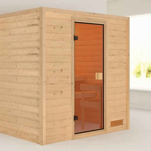 Interiérová fínska sauna 195x169 cm Lanitplast