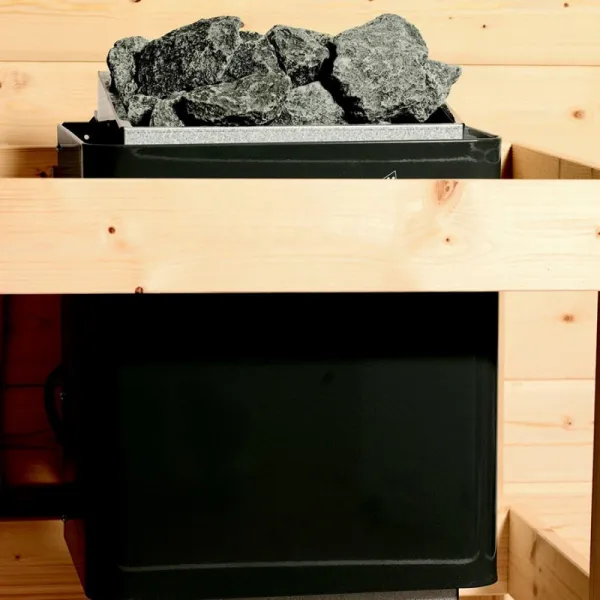 Interiérová fínska sauna 195x195 cm Lanitplast