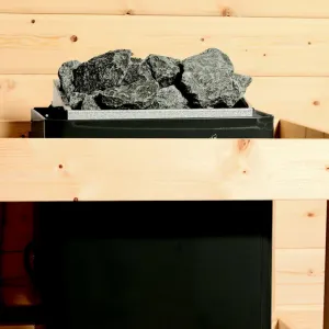 Vonkajšia fínska sauna s predsieňou 393 x 231 cm Dekorhome