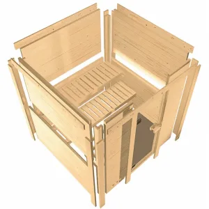 Interiérová fínska sauna 195x151 cm Lanitplast