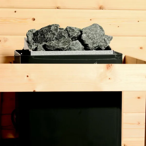 Vonkajšia fínska sauna s predsieňou 337 x 196 cm Dekorhome