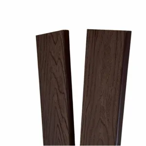 Gutta WPC plotovka Guttafence 3D oblá tmavo hnedá (RAL8019) 71 x 11 x 1000 mm