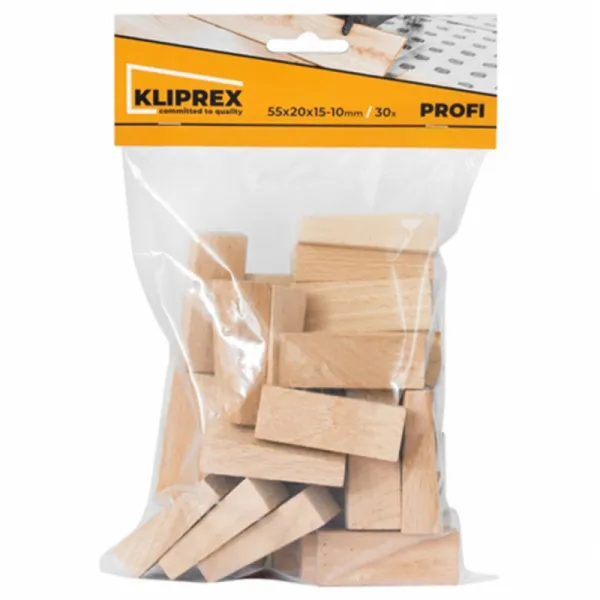Kliprex Klinky drevené BK 65 x 18 x 12-0 mm | 20 ks
