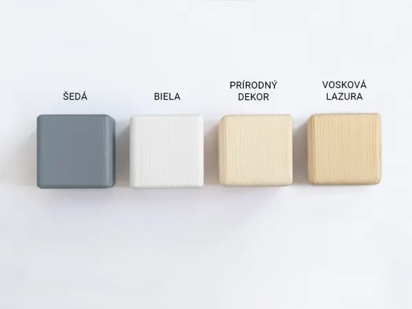 Benlemi Detský domčekový stolík na kreslenie CREATIVE Zvoľte farbu korpusu: Nelakovaná, Zvoľte farbu plôch: Nelakovaná