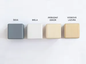 Benlemi Detský domčekový stolík na kreslenie CREATIVE Zvoľte farbu korpusu: Nelakovaná, Zvoľte farbu plôch: Nelakovaná
