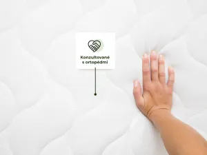 Benlemi Detský penový matrac COLUMBUS s pevným stredom a bylinnou penou BIOGREEN Zvoľte rozmer: 80x190 cm