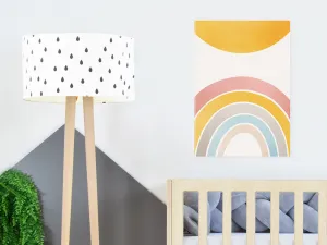 Benlemi Obraz na plátne na stenu do detskej izby DUHA Zvoľte rozmer: 75 x 100 cm