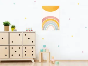 Benlemi Obraz na plátne na stenu do detskej izby DUHA Zvoľte rozmer: 75 x 100 cm