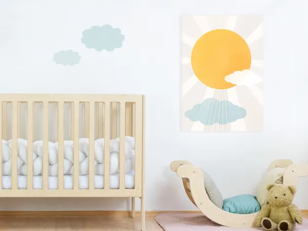 Benlemi Obraz na plátne na stenu SLNKO Zvoľte rozmer: 75 x 100 cm