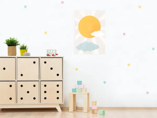 Benlemi Obraz na plátne na stenu SLNKO Zvoľte rozmer: 75 x 100 cm