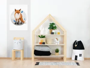Benlemi Obraz na plátne na stenu do detskej izby LÍŠKA Zvoľte rozmer: 75 x 100 cm
