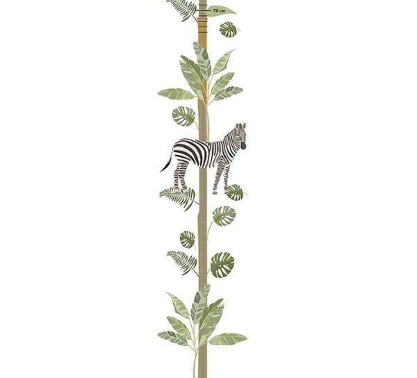 Umývateľná detská tapeta meter TROPICKÉ ZVIERATÁ na stenu Zvoľte rozmer: 53 cm x 270 cm