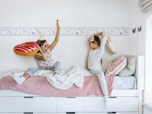 Odolná detská bordúra JEDNOROŽCI na stenu Zvoľte farbu: Tmavá