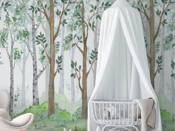 Veľkoplošná tapeta mural LES do detskej izby