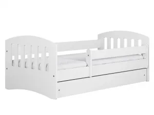 Kocot kids Detská posteľ Classic I biela, varianta 80x140, se šuplíky, s matrací